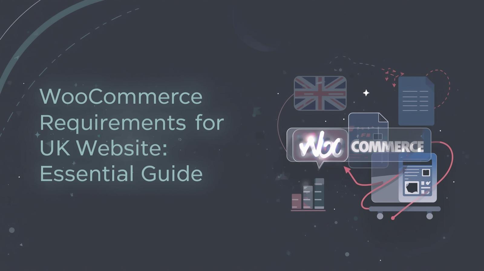 please write feature image for wordpress _ WooCommerce Requirements for UK Websites_ The 2026 Essential Guide